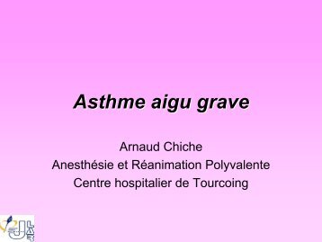 Asthme aigu grave - JLAR