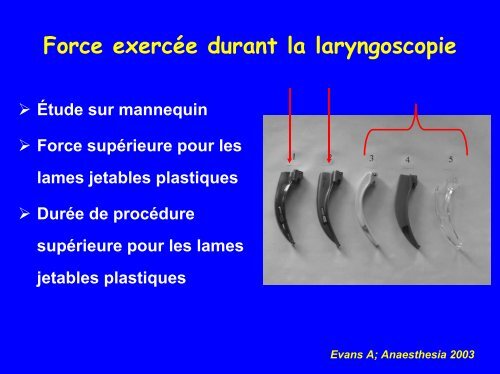 place des lames de laryngoscope Ã  usage unique - JLAR