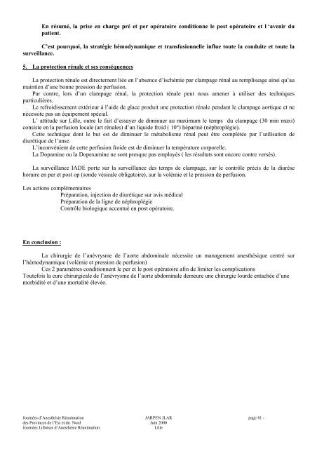 Le livret des communications - JLAR