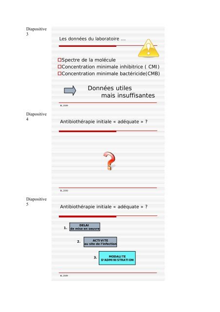 ModalitÃ©s d'administration des antibiotiques - JLAR