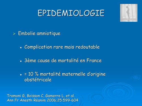 Embolie Amniotique - JLAR