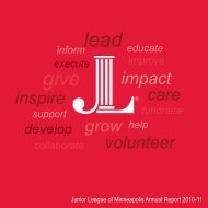 2010-11 Annual Report - Junior League of Minneapolis