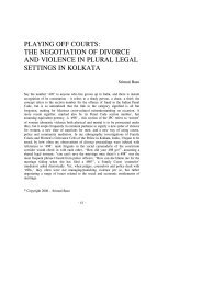 the negotiation of divorce and - Journal of Legal Pluralism