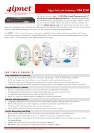 Giga Hotspot Gateway HSG3200