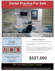 Dentist Practice for Sale in Annandale, VA - JMC Investment Trust ...