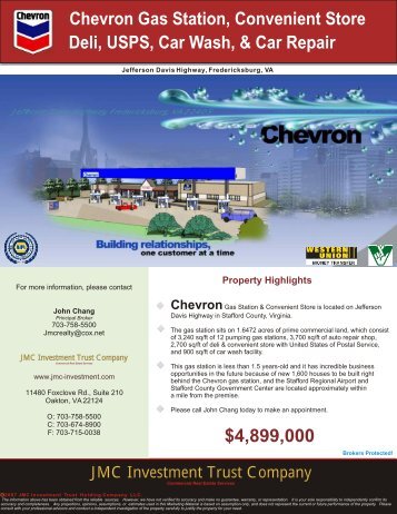 Chevron Gas Station - JMC Investment Trust Company