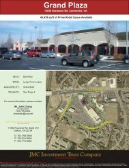 45000 sq/ft @ Grand Plaza in Centreville, VA - JMC Investment Trust ...