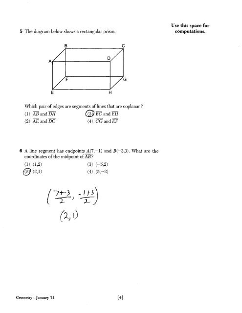 Geometry Regents Answers - JMap