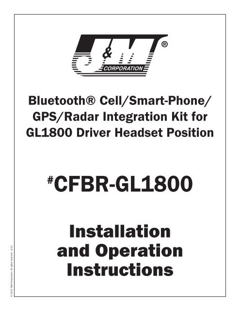 #CFBR-GL1800 - J&M Motorcycle Audio