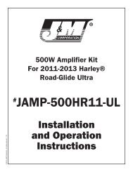 #JAMP-500HR11-UL - J&M Motorcycle Audio