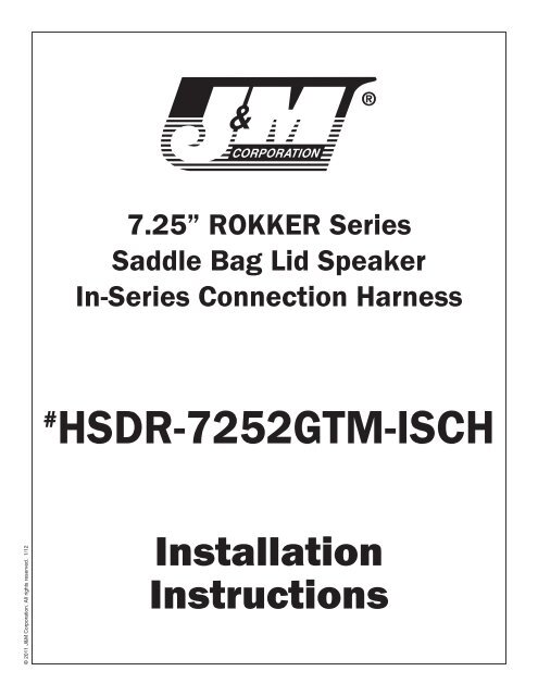 #HSDR-7252GTM-ISCH - J&M Motorcycle Audio