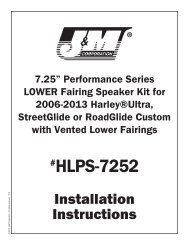 #HLPS-7252 - J&M Motorcycle Audio