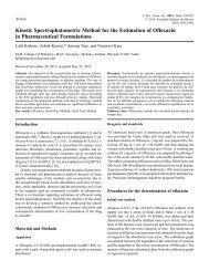 Kinetic Spectrophotometric Method for the Estimation of Ofloxacin in ...