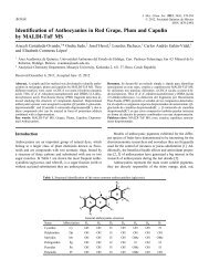 Identification of Anthocyanins in Red Grape, Plum and Capulin by ...