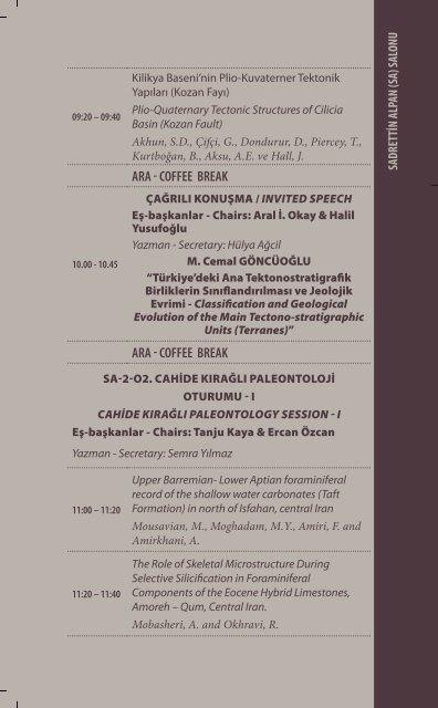 program iÃ§in tÄ±klayÄ±nÄ±z. - Jeoloji MÃ¼hendisleri OdasÄ±