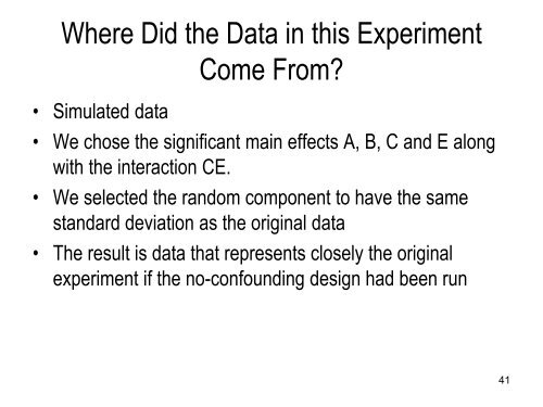 Presentation: A New DOE Paradigm - JMP