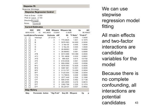 Presentation: A New DOE Paradigm - JMP