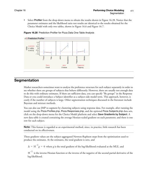 Modeling and Multivariate Methods - SAS