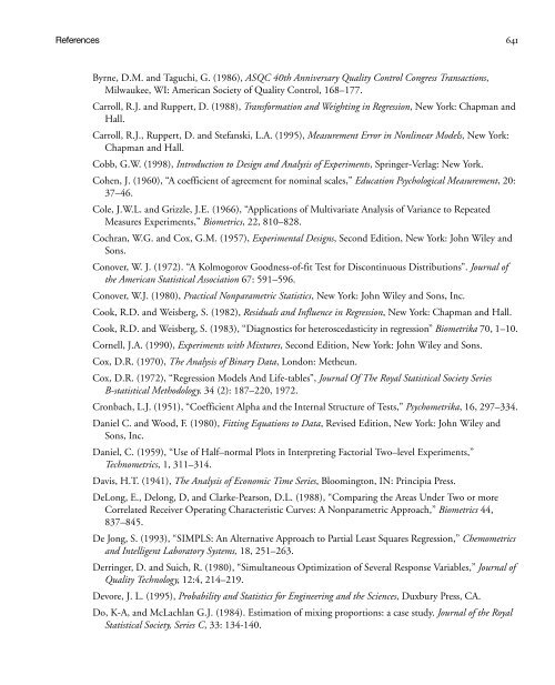 Modeling and Multivariate Methods - SAS