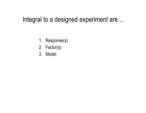 Presentation: Exploring Best Practices in Design of Experiments - JMP