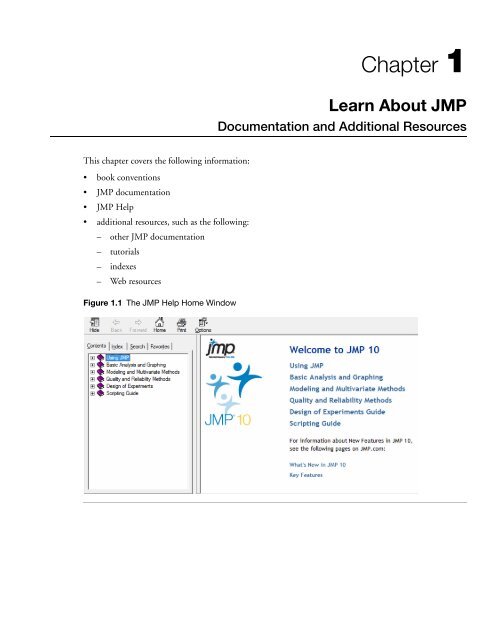 Using JMP - SAS