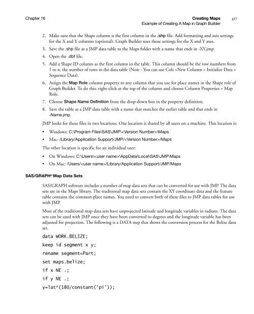 Basic Analysis and Graphing - SAS