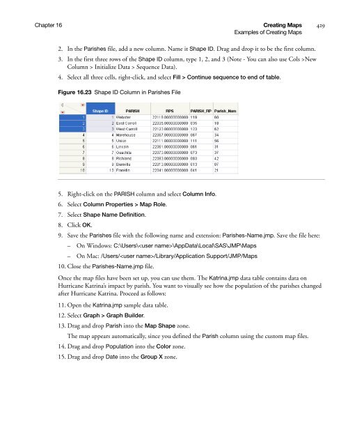 Basic Analysis and Graphing - SAS