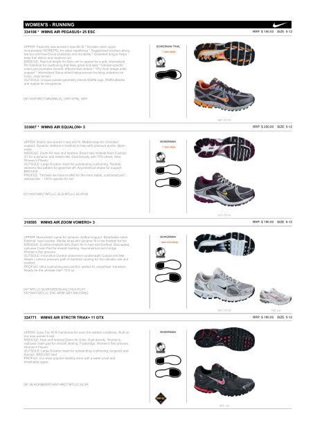 MEN'S - RUNNING - Nike