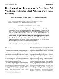 Development and Evaluation of a New Push-Pull Ventilation System ...