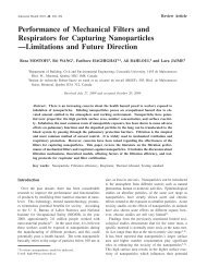 Performance of Mechanical Filters and Respirators ... - ResearchGate