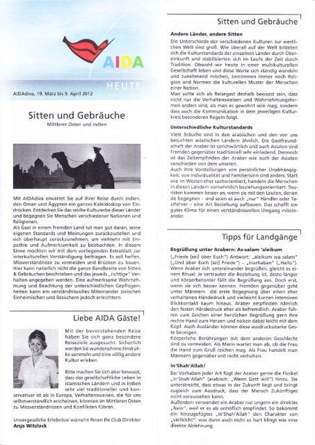 Sitten und GebrÃ¤uche - Elke & Joachim Gerhard