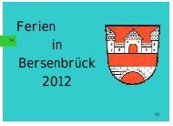 Ferienspaß 2012 - Jugendpflege der Samtgemeinde Bersenbrück