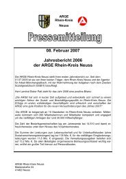 Jahresbericht - Jobcenter Rhein Kreis Neuss