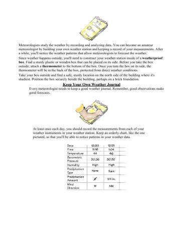 Make you own Weather Station pdf download