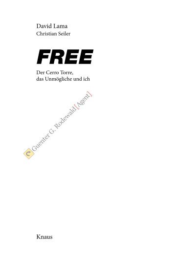 David Lama | FREE | Reading excerpt | German