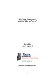 Air Power, Insurgency and the âWar on Terrorâ - Prof. Joel Hayward's ...