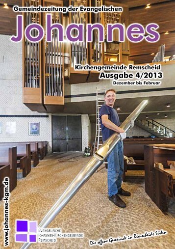neue Gemeindezeitung - Evangelische Johannes-Kirchengemeinde ...