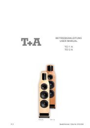 BETRIEBSANLEITUNG USER MANUAL TCI 1 A TCI 2 A