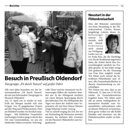 Gemeindebrief - ref. Johannesgemeinde Kachtenhausen