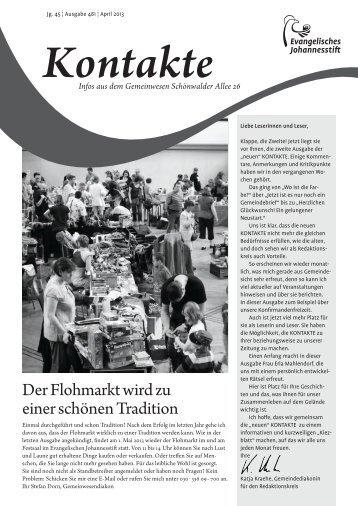 Ausgabe April 2013 - Evangelisches Johannesstift