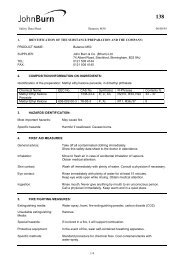 Safety Data Sheet Butanox M50 08/08/95 1/4 1 ... - John Burn