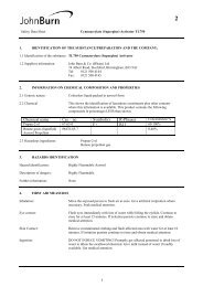 1 Chemical name Cas â no. Symbol(s) R-Phrases F+ R11 - John Burn