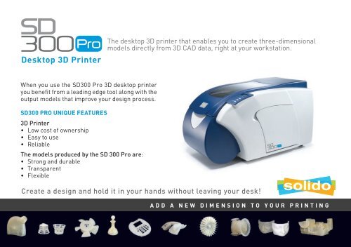 SD300 Pro Desktop 3D Printer - John Burn