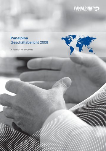 Panalpina Geschäftsbericht 2009