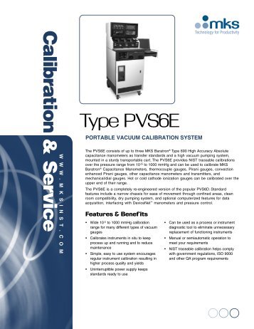 PVS6E Portable Vacuum Calibration System - John Morris Scientific