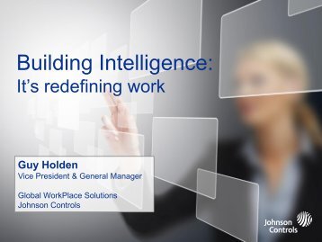 [PDF] Presentation download - Johnson Controls Inc.