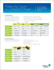 [PDF] Download our Full Range of Li-Ion Technologies Spec Sheet