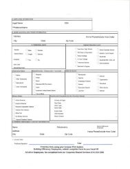 Employee Data Form - Johnson Controls Inc.