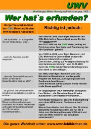 UWV Wahlanleitung