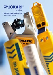 Precision Cable-Stripping Tools - Jokari